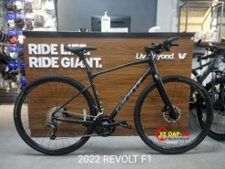 Xe Đạp Giant Revolt F-1 2022 là dòng xe đạp touring mới nhất đến từ Giant. Xe lấy cảm hứng từ dòng Fastroad. Tuy nhiên lốp xe được thiết kế lớn hơn một chút hoặc có vân lốp dày hơn để đảm bảo ma sát với mặt đường tốt hơn. CẤU HÌNH Xe Đạp Giant Revolt F-1 2022: – Khung: Hợp kim nhôm 6061 siêu nhẹ của GIANT Aluminum sơn tĩnh điện bóng cao cấp. – Vành: Hợp Kim nhôm 2 lớp cao 3cm 700x28C GIANT – Càng xe:Thụt cứng Carbon – Trục giữa: Đúc ổ bi bạc đạn chống thấm nước cực tốt. – Ghi đông/Cọc yên :Hợp kim nhôm thương hiệu GIANT. – Potang : Hợp kim nhôm Giant Contact. – Yên xe: Bọc da mềm Giant Contact. – Phanh: Phanh đĩa dầu Shimano TEKTRO – Tay đề số: Tay đề SHIMANO Tiagra 20s +Tăng tốc trước:SHIMANO Tiagra +Tăng tốc sau: SHIMANO Tiagra 10s – Đùi đĩa: Nhôm 34/46T – Xích: KMC –Săm/Lốp: CST 700×25 – Mayer: Nhôm PEILIN – Màu sắc: Xanh Dương – Chiều cao phù hợp : 1m55 đến 1m80 XE DAP GIANT REVOLT F-1 2022 1 XE DAP GIANT REVOLT F-1 2022 2 XE DAP GIANT REVOLT F-1 2022 12 XE DAP GIANT REVOLT F-1 2022 3 XE DAP GIANT REVOLT F-1 2022 4 XE DAP GIANT REVOLT F-1 2022 5 XE DAP GIANT REVOLT F-1 2022 6 XE DAP GIANT REVOLT F-1 2022 8 XE DAP GIANT REVOLT F-1 2022 9 XE DAP GIANT REVOLT F-1 2022 10