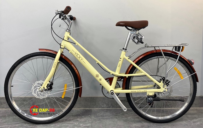 XE DAP THE THAO VICKY NU 2